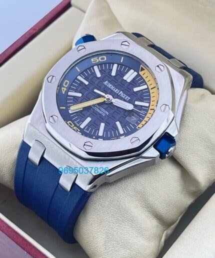 Audemars Piguet Diver Blue Rubber Strap Swiss Automatic Watch