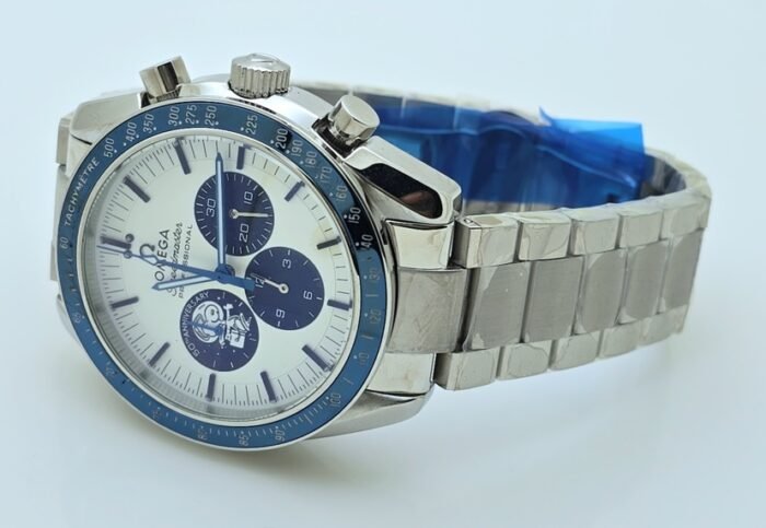 Omega Eyes On Star Silver Snoopy Award 50th Anniversary Limited Edition Steel Watch - Image 6