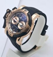 Graham Chronofighter Oversize Blue Rubber Strap Watch - Image 4