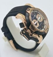 Graham Chronofighter Oversize Blue Rubber Strap Watch - Image 5