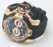 Graham Chronofighter Oversize Blue Rubber Strap Watch - Image 6