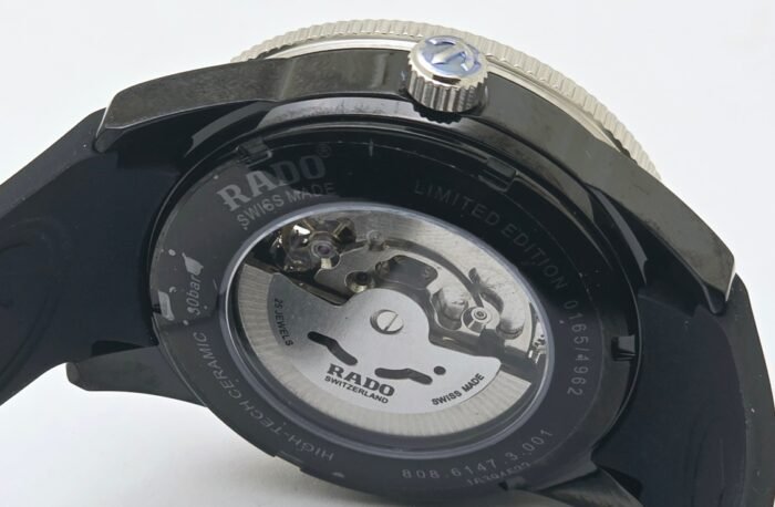 Rado Captain Cook X England Cricket Black Rubber Strap Limited Edition Swiss Automatic Watch - Image 8