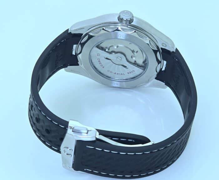 Omega Seamaster Aqua Terra Turquoise Rubber Strap Swiss Automatic Watch - Image 7
