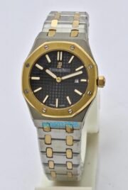 Audemars Piguet Royal Oak Black Dual Tone Ladies Watch - Image 2