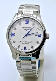 Longines Master Collection White Steel 2 Swiss Automatic Watch - Image 2