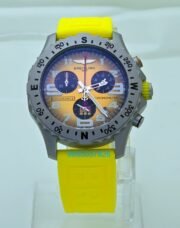Breitling Endurance Pro Chronometer Steel Yellow Rubber Strap Watch - Image 2