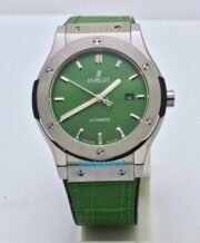 Hublot Vendom Classic Green Leather Strap Swiss Automatic Watch - Image 2