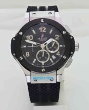 Hublot Big Bang Black 2 Ceramic Bezel Steel Watch - Image 2