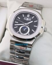 Patek Philippe Nautilus Annual Calendar Black Steel Swiss