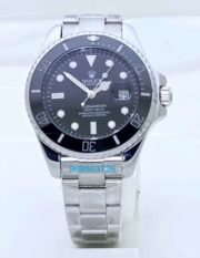 Rolex Submariner Black Dial Steel Bracelet Swiss Automatic Watch - Image 2