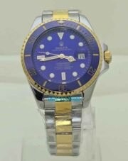 Rolex Submariner Blue Dual Tone Swiss Automatic Watch - Image 2