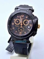 Tissot T - Race Moto GP Full Black Rubber Strap Watch - Image 2