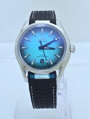 Omega Seamaster Aqua Terra Turquoise Rubber Strap Swiss Automatic Watch - Image 2