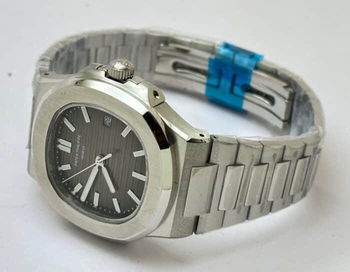Patek Philippe Nautilus Steel Grey Swiss Automatic Watch - Image 6