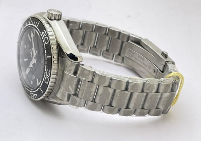 Omega Seamaster Planet Ocean Black SWISS ETA 2250 Valjoux Automatic Watch - Image 7
