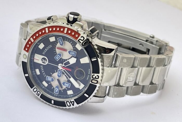 Ulysse Nardin Maxi Marine Diver Chronograph Steel Swiss ETA 7750 Valjoux Automatic Movement Watch - Image 6