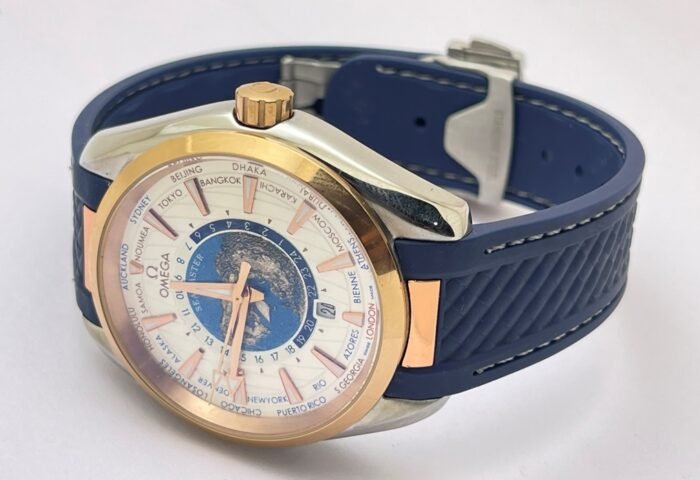 OMEGA SEAMASTER AQUA TERA WORLD TIME SWISS AUTOMATIC WATCH - Image 6