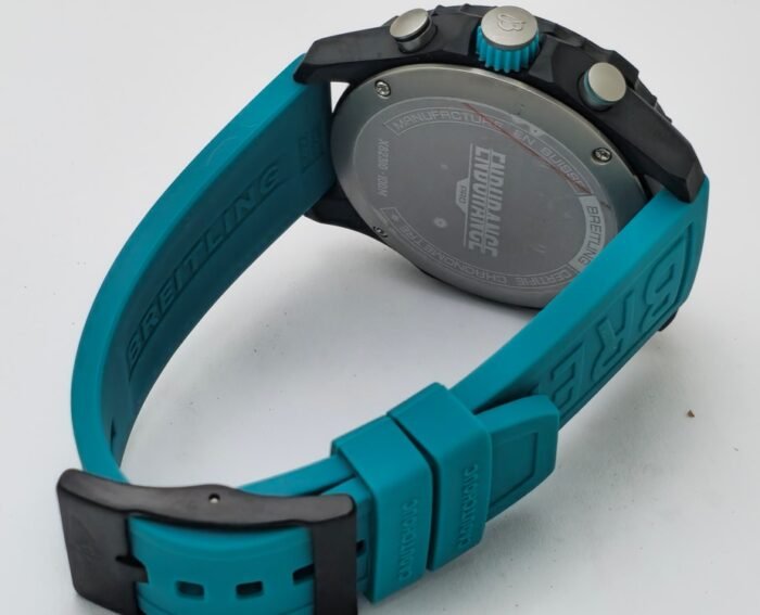Breitling Endurance Pro Chronometer Green Rubber Strap Watch - Image 7