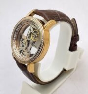 Corum Bubble Golden Bridge Diamond Bezel Round Swiss Automatic Watch - Image 4