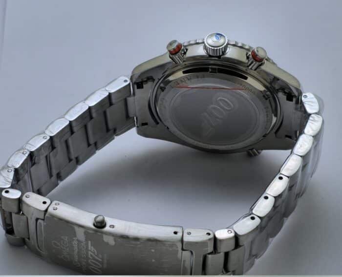 Omega Seamaster Planet Ocean Black Dial Orange Bezel Steel Watch - Image 7