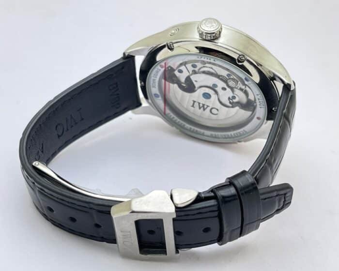 I W C Portugieser Perpetual Calendar Blue Swiss Automatic Watch - Image 7