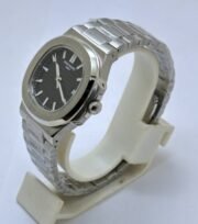 Patek Philippe Nautilus Steel Black Swiss Automatic Watch - Image 4