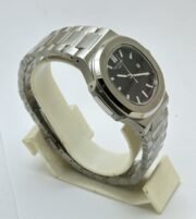Patek Philippe Nautilus Steel Black Swiss Automatic Watch - Image 5