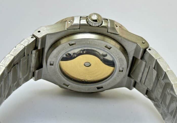 Patek Philippe Nautilus Steel Black Swiss Automatic Watch - Image 8