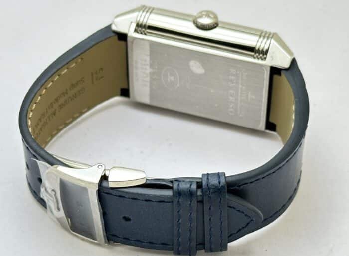 Jaeger Lecoultre Reverso Tribute Duoface Steel Swiss ETA 7750 Valjoux Movement Watch - Image 10