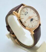 Jaeger Lecoultre Master Control Calendar Leather Strap Swiss Automatic Watch - Image 5