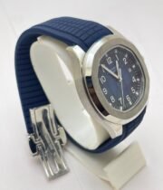 Patek Philippe Aquanaut Blue Rubber Strap Swiss Automatic Watch - Image 5
