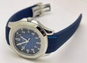 Patek Philippe Aquanaut Blue Rubber Strap Swiss Automatic Watch - Image 6