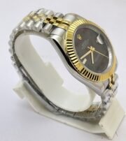 Rolex Date-Just Roman Mark Grey Dual Tone Swiss Automatic Watch - Image 5