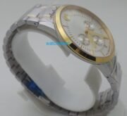 Movado Day Date GMT Chronograph White Dual Tone Watch - Image 5