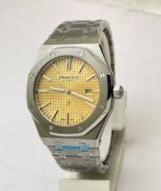 Audemars Piguet Royal Oak Steel Yellow Swiss Automatic Watch - Image 2