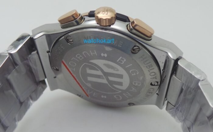 Hublot Classic Fusion Chronograph Dual Tone White Watch - Image 8