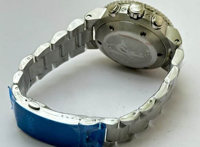 Oris Aquis Chronograph Blue Steel Bracelet Watch - Image 7
