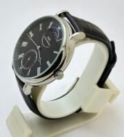 I W C Schaffhausen Portofino Sun Moon Phase Black Steel Swiss Automatic Watch - Image 4
