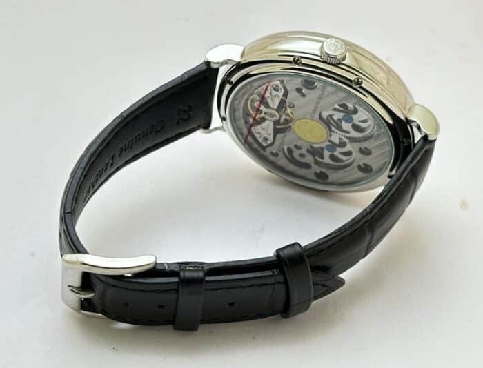 I W C Schaffhausen Portofino Sun Moon Phase Black Steel Swiss Automatic Watch - Image 7