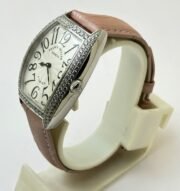 Franck Muller Cintrée Curvex Pink Strap Ladies Watch - Image 4