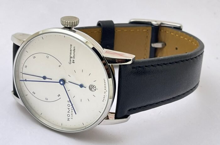 Nomos Glashutte LAMBDA Gangreserve 84 Stunden Steel Power Reserve Swiss Automatic Watch - Image 6