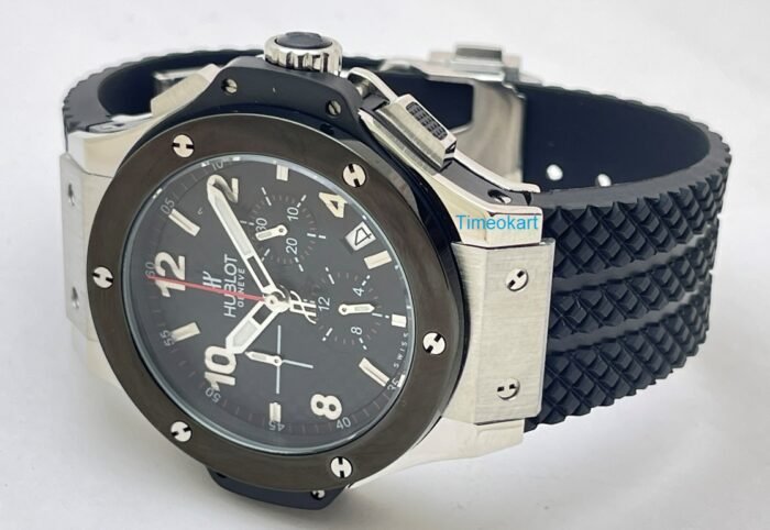 Hublot Big Bang Black Ceramic Bezel Steel Watch - Image 6