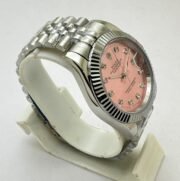 Rolex Datejust Diamond Mark Pink Steel Swiss Automatic Watch - Image 5