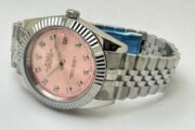 Rolex Datejust Diamond Mark Pink Steel Swiss Automatic Watch - Image 6