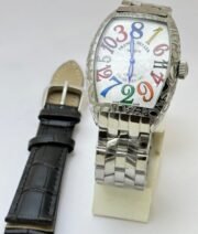 Franck Muller Crazy Color Dream Croco White Steel Swiss Automatic Watch - Image 2