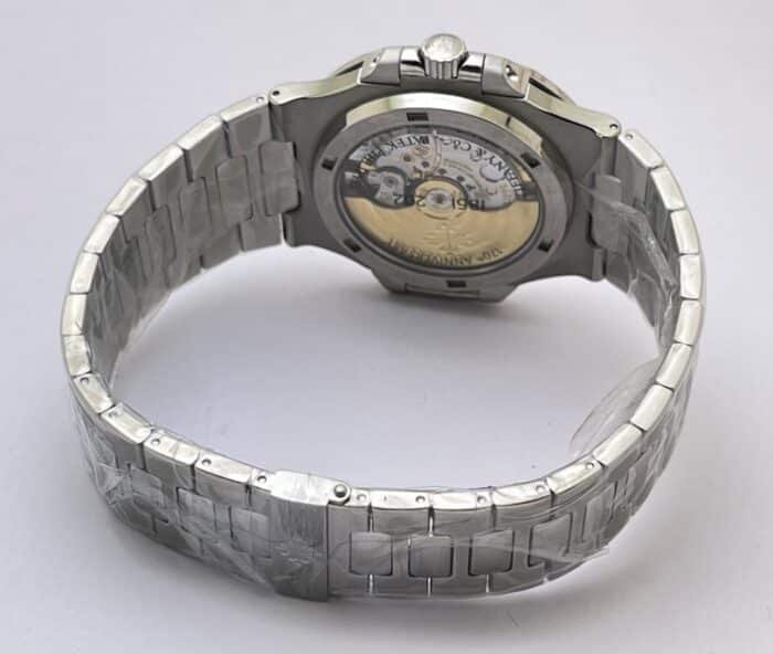 Patek Philippe Nautilus Tiffany & Co Swiss ETA Caliber 26-330 Valjoux Movement Automatic Watch - Image 8