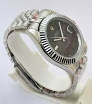 Rolex Date-Just Roman Mark Grey Steel Swiss Automatic Watch - Image 5