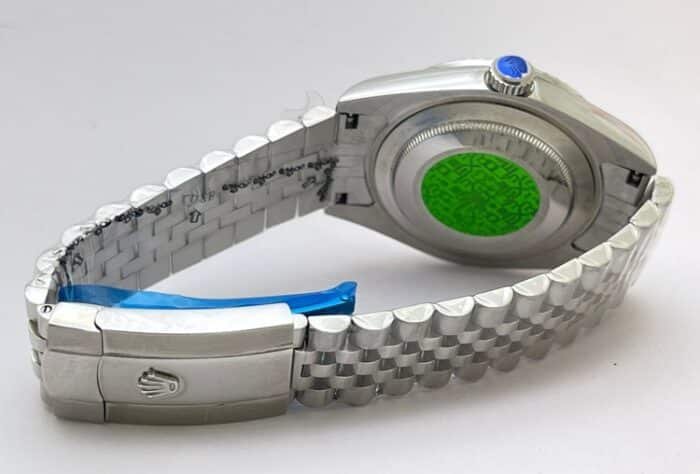 Rolex Date-Just Stick Mark Grey Steel Swiss Automatic Watch - Image 7