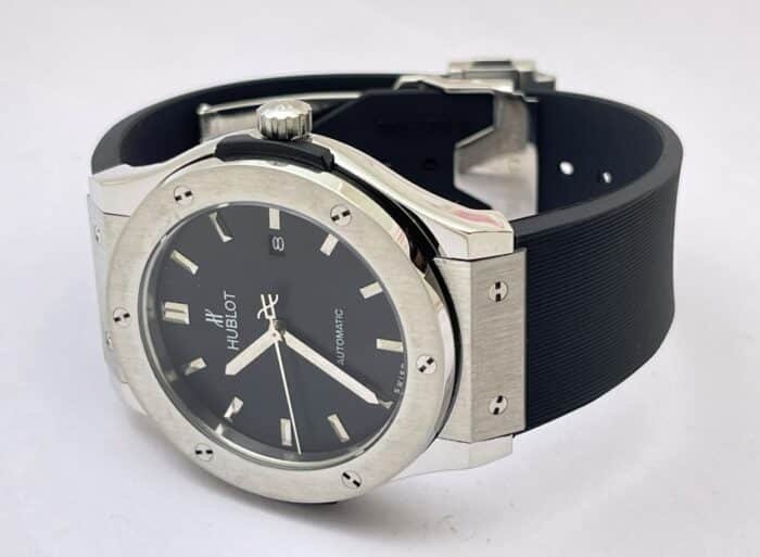 Hublot Vendom Classic Black Rubber Strap Swiss Automatic Watch - Image 6