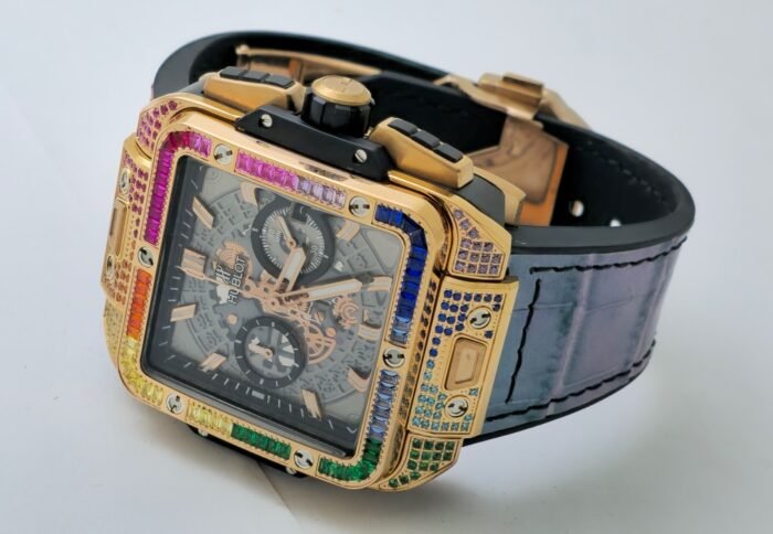 Hublot Square Bang Unico Rainbow Watch - Image 6